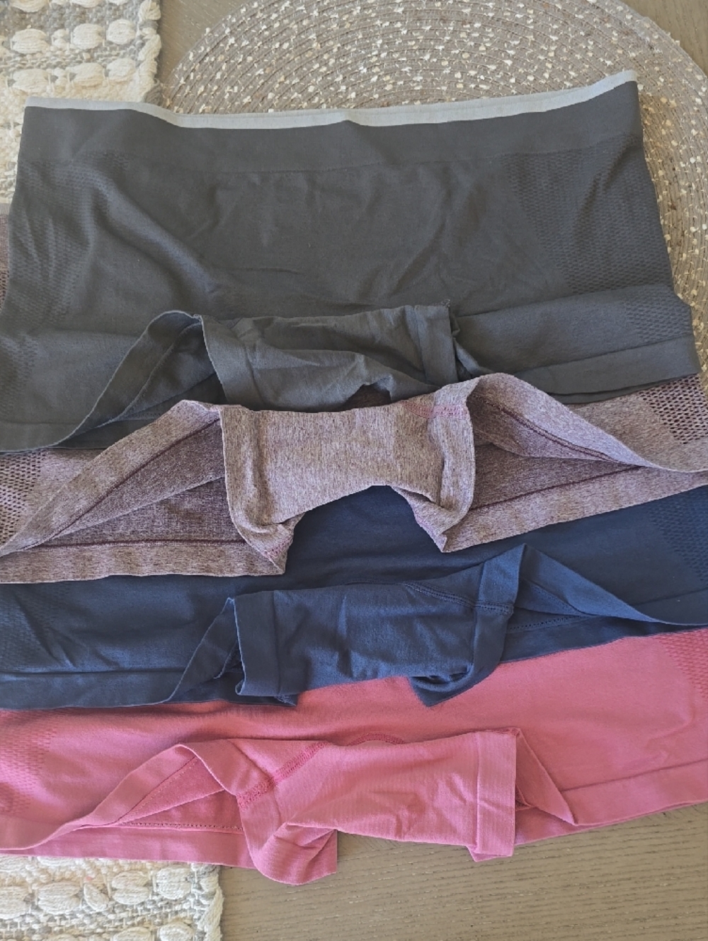 Reebok Women's Seamless Boyshorts Set - Pink, Navy, Gray, Black - Picture 2 of 8